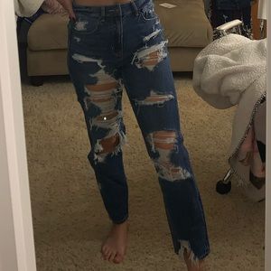 American eagle mom jeans